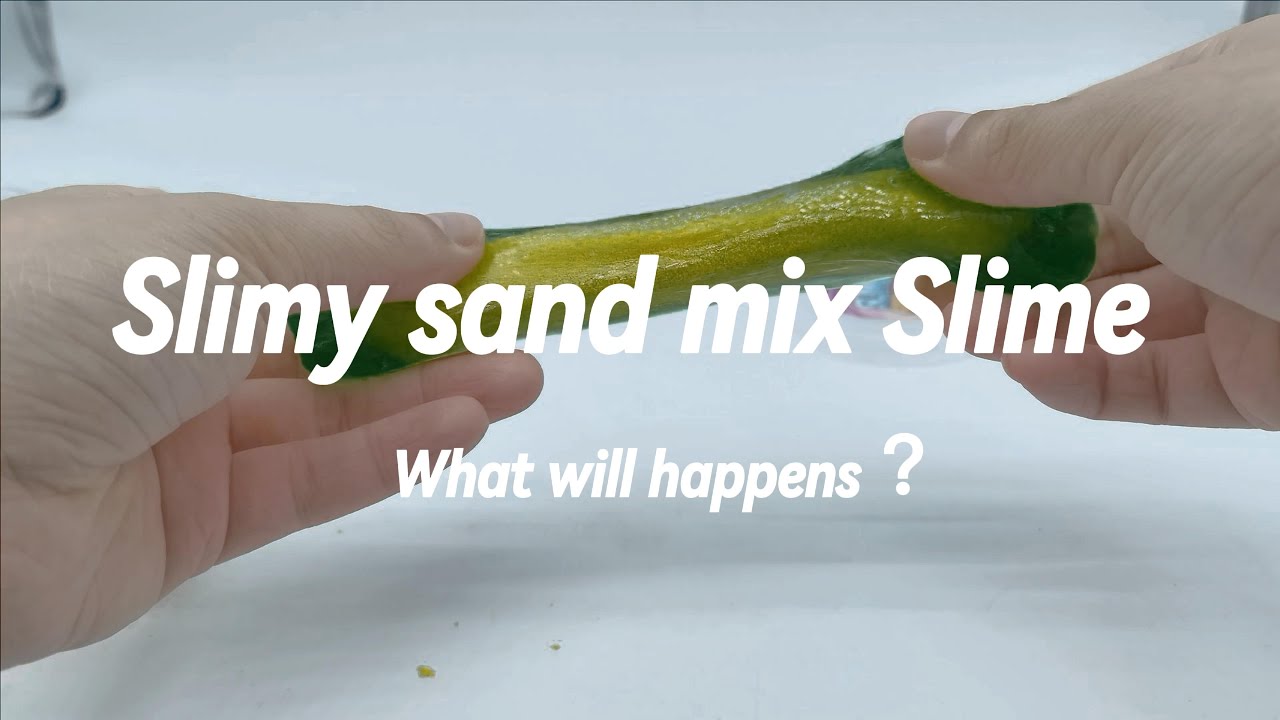 Slimy Sand Slime Kit. Make your own butter slime. #playsand #kineticsand #slime #slimekit #diyslime