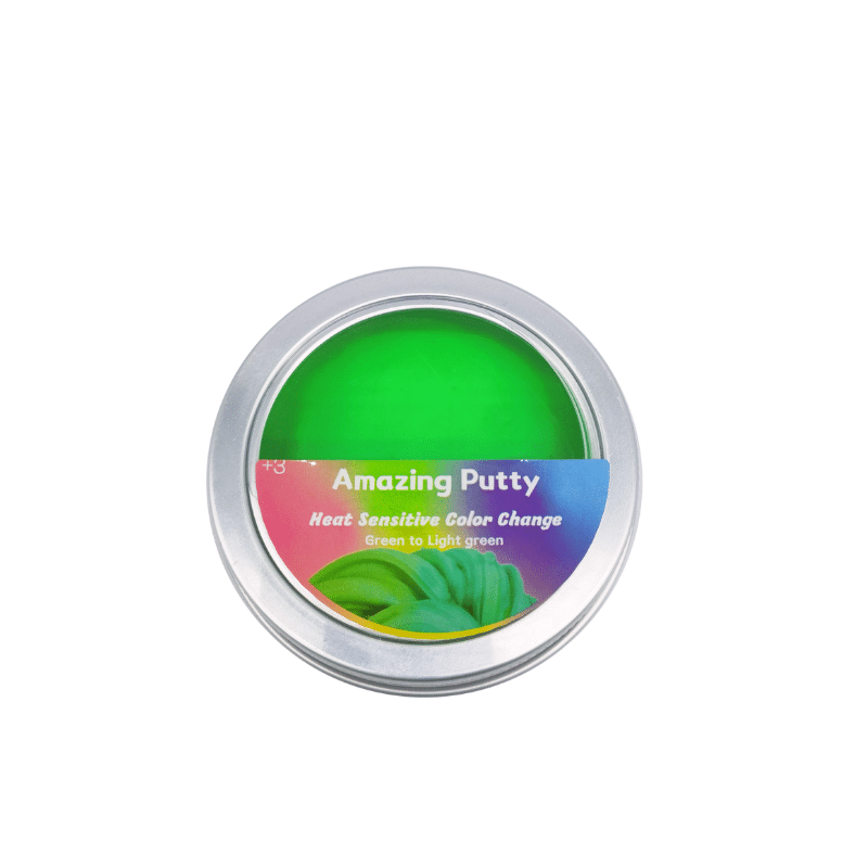 Amazing Putty Heat Sensitive Color change Green to Light Green