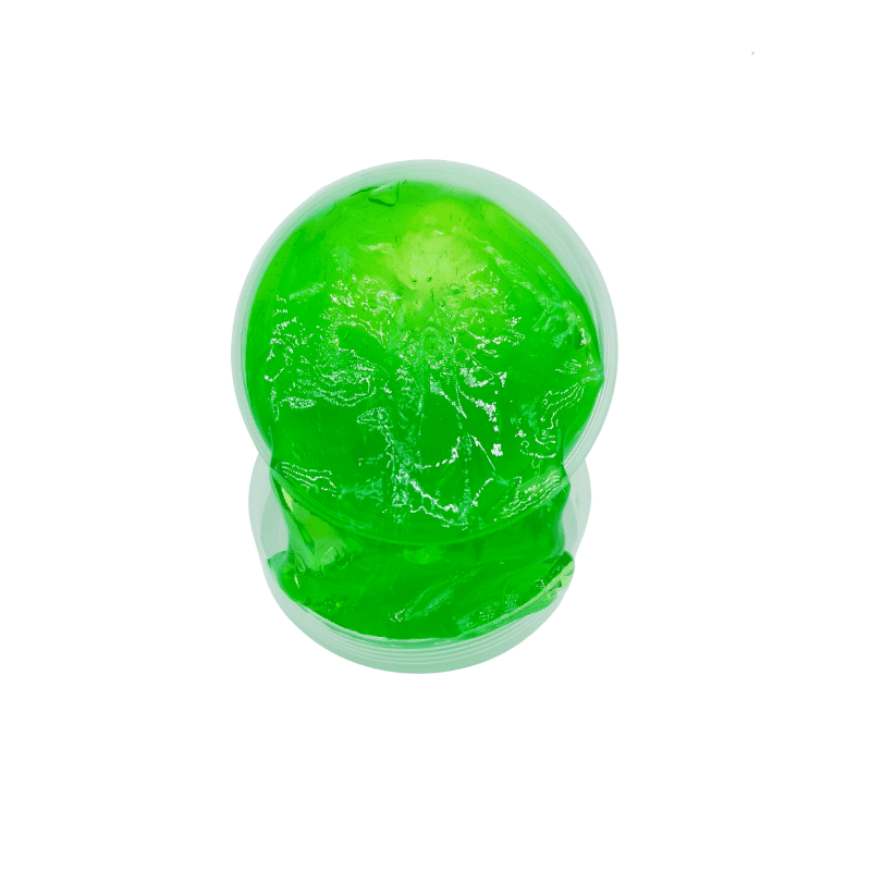 EN71 transparent green slime 80g-2