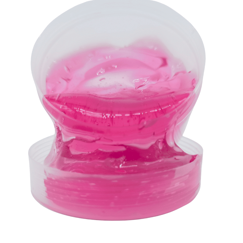 EN71 transparent pink slime 80g