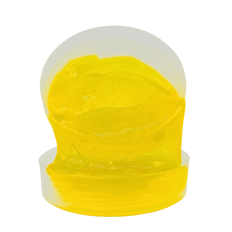 EN71 transparent yellow slime 80g