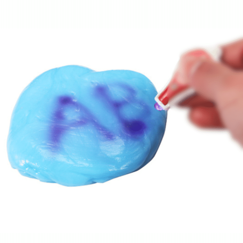 UV change color putty toy effect