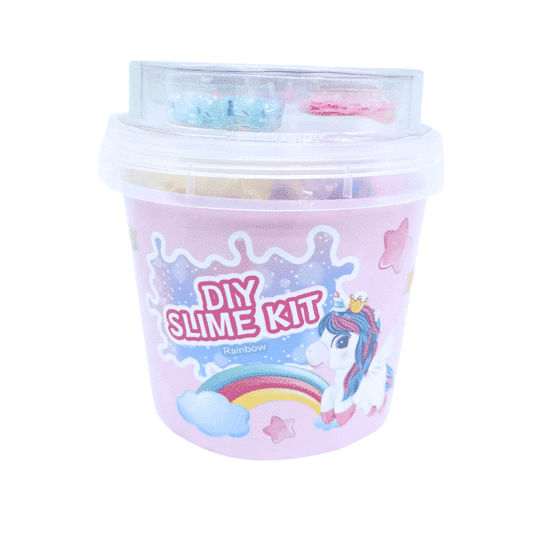Unicorn Bucket Slime Putty Kit