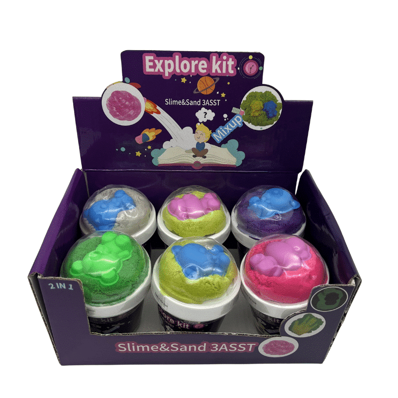 slimy sand and slime kit -display box