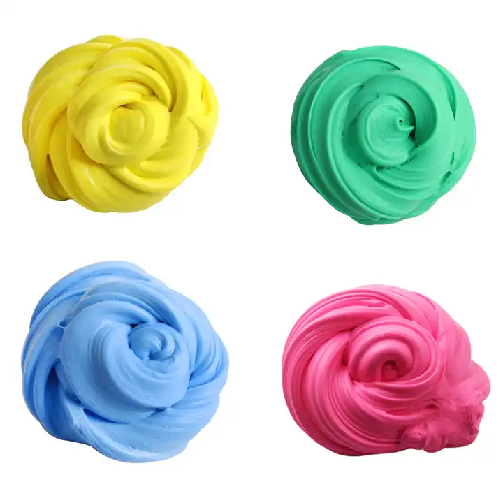 4 color butter slime putty