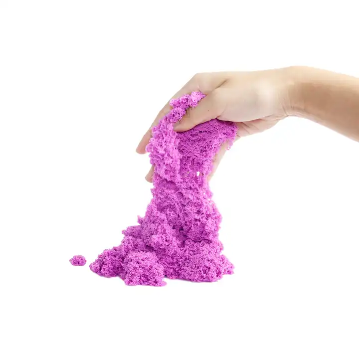 purple slimy sand moving